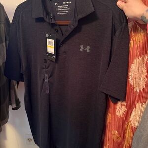 Under Armour Men's Charcoal Polo Shirt
